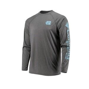 NWT North Carolina Tar Heels Columbia PFG Omni-Shade Long Sleeve Sun Shirt LARGE